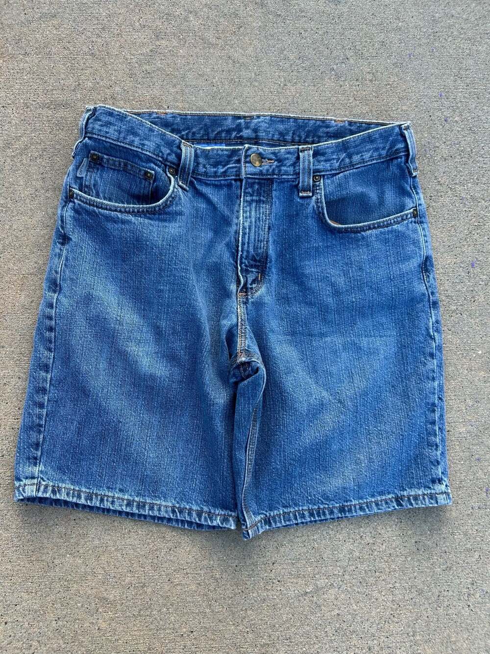 Carhartt Men's Relaxed Fit Denim Shorts Jorts Size 34